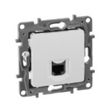 Механизм Legrand ETIKA розетка UTP информационная RJ-45 1м бел. 672241 Механизм Legrand ETIKA розетка UTP информационная RJ-45 1м бел. 672241
