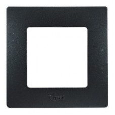 Рамка Legrand ETIKA 1м Черная (Антрацит) 672581 Рамка Legrand ETIKA 1м Черная (Антрацит) 672581