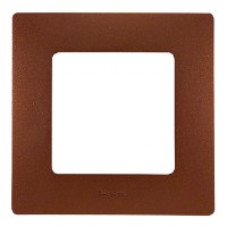 Рамка Legrand ETIKA 1м Какао 672571 Рамка Legrand ETIKA 1м Какао 672571