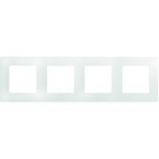 Рамка Legrand ETIKA 4м Бел. 672504 Рамка Legrand ETIKA 4м Бел. 672504