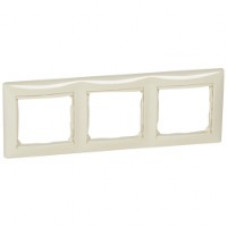 Рамка Legrand Valena 3м гориз. крем 774353 Рамка Legrand Valena 3м гориз. крем 774353
