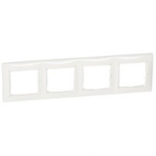 Рамка Legrand Valena 4м гориз. бел. 774454 Рамка Legrand Valena 4м гориз. бел. 774454
