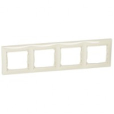 Рамка Legrand Valena 4м гориз. крем 774354 Рамка Legrand Valena 4м гориз. крем 774354