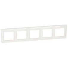 Рамка Legrand Valena 5м гориз. бел. 774455 Рамка Legrand Valena 5м гориз. бел. 774455